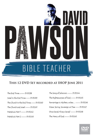 David Pawson Sermon-2011 IHOP 12 DVDs Set