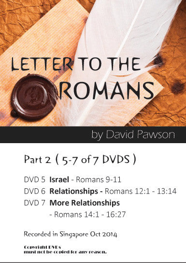 David Pawson - Letter to The Romans (7 DVDS) - Inspirational Media
- 2