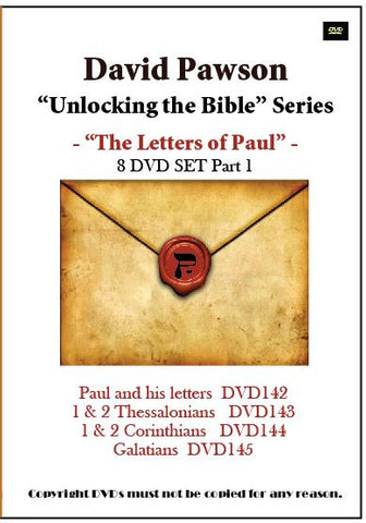 David Pawson "Unlocking the Bible"-The Letters of Paul DVD set (8 DVDs)