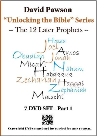 David Pawson "unlocking the bible"-The 12 Prophets DVD set - Inspirational Media
 - 1