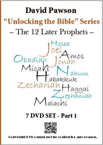 David Pawson "unlocking the bible"-The 12 Prophets DVD set