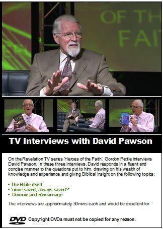 TV Interviews with David Pawson  (3 DVDs) - Inspirational Media
