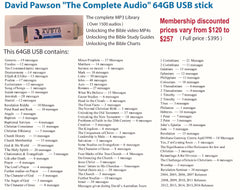 David Pawson- 64GB "The Complete Audio"  USB stick