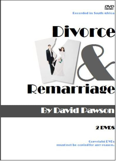 David Pawson Sermon-Divorce And Remarriage - Inspirational Media
