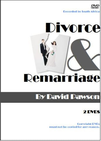 David Pawson Sermon-Divorce And Remarriage (2 DVDs)