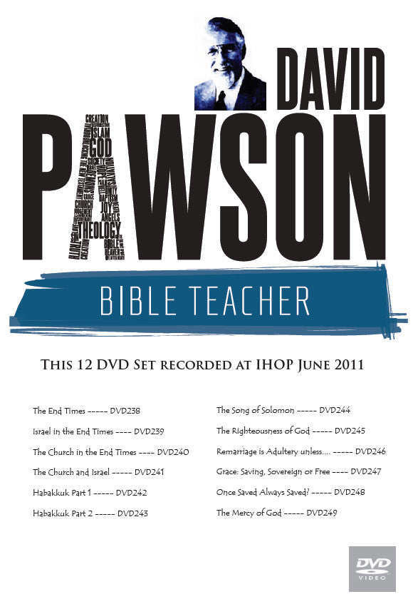 David Pawson Sermon-2011 IHOP 12 DVDs Set - Inspirational Media
