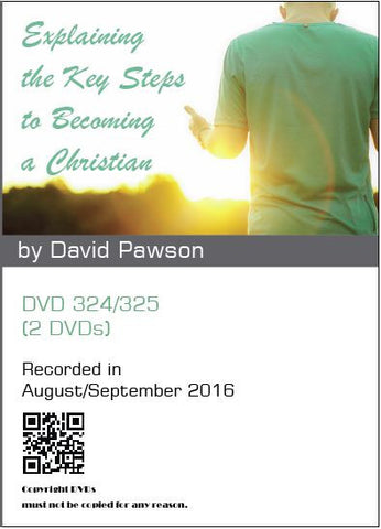 David Pawson - Explaining the Key Steps to Becoming a Christian