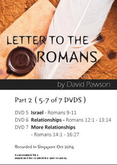 David Pawson - Letter to The Romans (7 DVDS) - Inspirational Media
 - 2