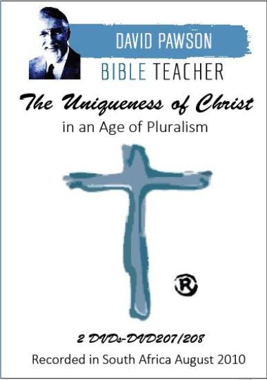 David Pawson -The Uniqueness of Christ in the Age of Pluralism (2DVDs) - Inspirational Media
