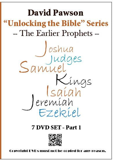 David Pawson "Unlocking the Bible"-The Earlier Prophets DVD set - Inspirational Media
