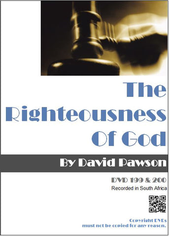David Pawson - The Righteousness of God