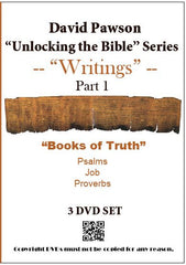 David Pawson "Unlocking the Bible"-Writings 9 DVD set - Inspirational Media
 - 1
